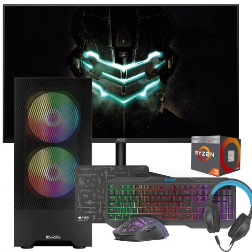 Mocny zestaw gamingowy GameRTX 32GB DDR4|512GB SSD NVMe| Win10P |PC do gier