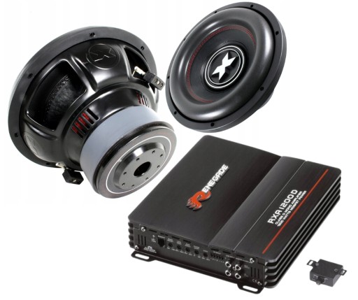Głośnik basowy Excursion SXR.v2-12D2 1500W + WZMACNIACZ Renegade RXA1200D