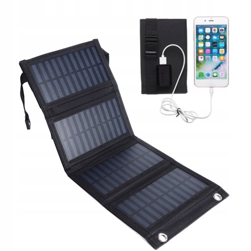 PORTABLE FOLDING SOLAR PANEL CHARGER 20W