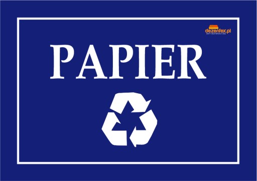 Nr.76 PAPIER TABLICA OSTRZEGAWCZA