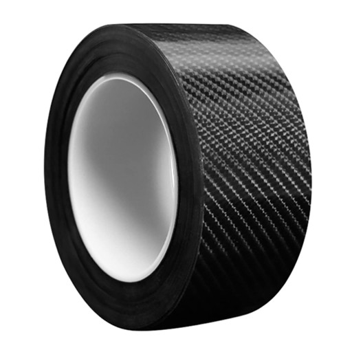 TAŚMA OCHRONNA FOLIA CARBON 5D GRUBA NA PROGI SŁUPKI SAMOPRZYLEPNA 5CM 10M
