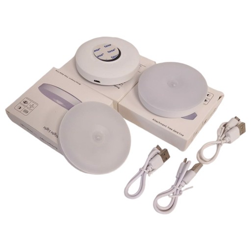 Lampka z czujnikiem ruchu USB oświetlenie LED 3szt