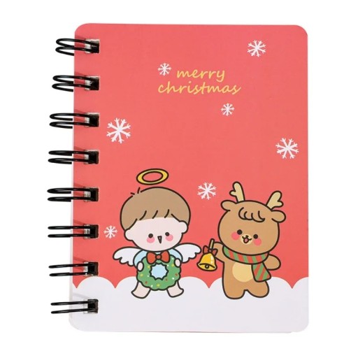 Christmas Series Coil Notepad Mini Cute Small Book