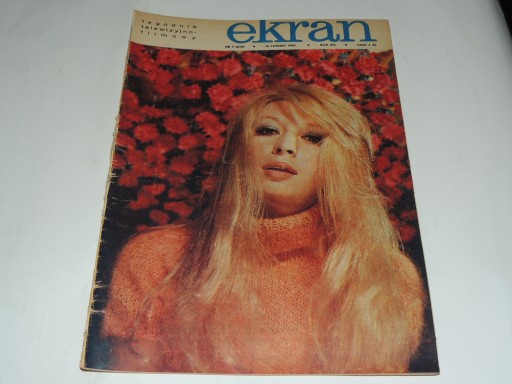 EKRAN 7/1969 B Wrzesińska, F Pieczka, P P Pasolini