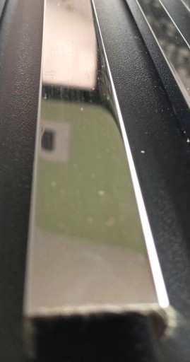 profil U listwa C stal srebro błyszcząca 23mm 2,44