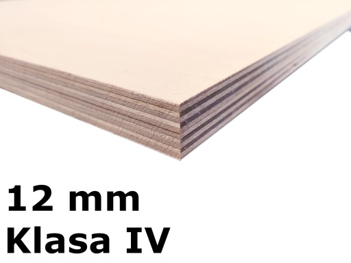 SKLEJKA 12MM FORMATKA DO LASERA CNC-30x30 CM KL 4