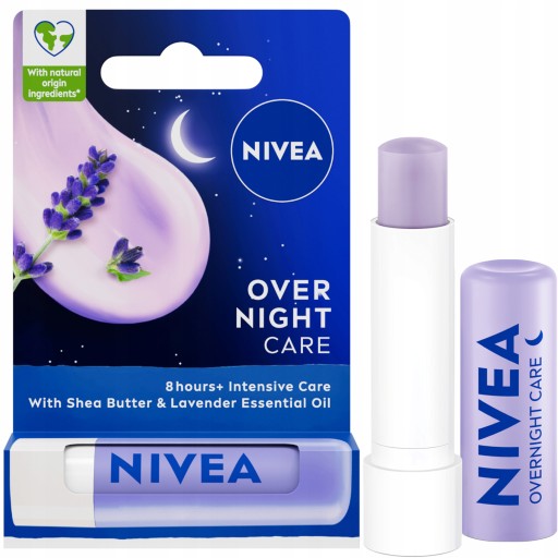 NIVEA Pomadka ochronna do ust Overnight Care