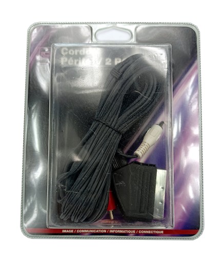 Przewód Kabel Scart Euro 2 RCA 200 cm OPTEX