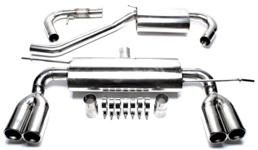 Sportowy układ wydechowy 2x76mm CATBACK TA TECHNIX VW GOLF V / VW GOLF PLUS