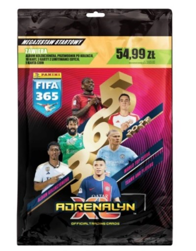 FIFA 365 2024 Adrenalyn Megazestaw startowy Panini