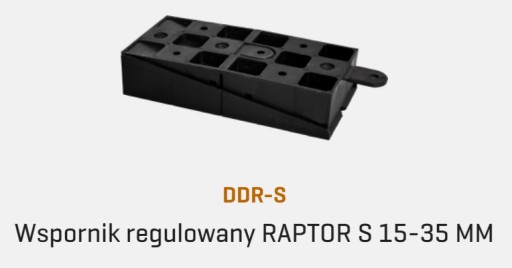 Wspornik tarasowy regulowany RAPTOR S 15-35mm