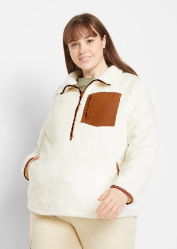 BONPRIX BLUZA DAMSKA CIĄŻOWA I DO KARMIENIA FITERKOWA R.36/38 X215113