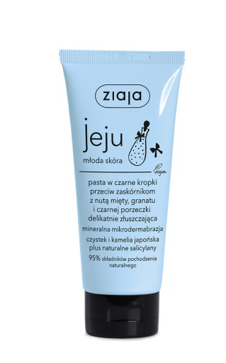 Ziaja JEJU Pasta przeciw zaskórnikom trądzik 75ml