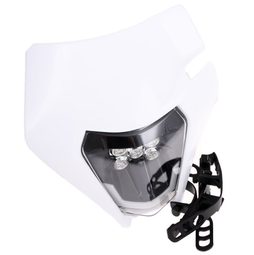 LAMPA LED OWIEWKA DO KTM EXC EXC-F XC 2010-2013 3 BIAŁA POMARAŃCZOWA CZARNA