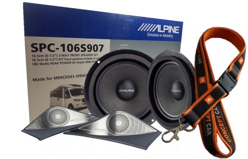 DEDYKOWANY ZESTAW DO MERCEDES SPRINTER - ALPINE SPC-106S907 do 907 i 910