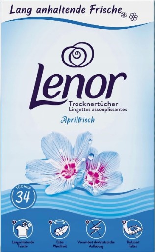 Chusteczki do prania zapachowe Lenor Aprilfrisch 34szt