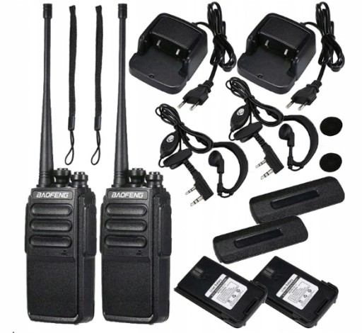 Krótkofalówka Baofeng C3 Radiotelefon Micro USB ŁOKI TOKI 2szt