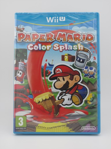 Paper Mario: Color Splash - PAL - Nintendo Wii U - Nowa w folii!