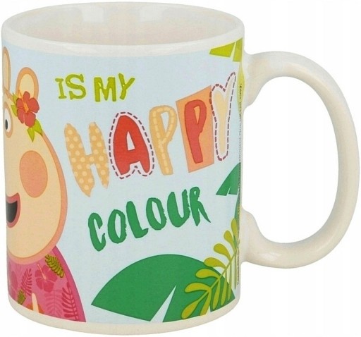 KUBEK CERAMICZNY Z UCHEM ŚWIŃKA PEPPA