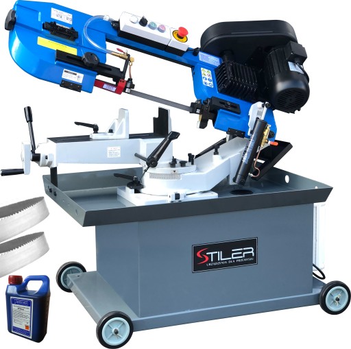 PIŁA TAŚMOWA PRZECINARKA DO METALU STILER BS-712R 400V 210MM 2 TAŚMY GRATIS