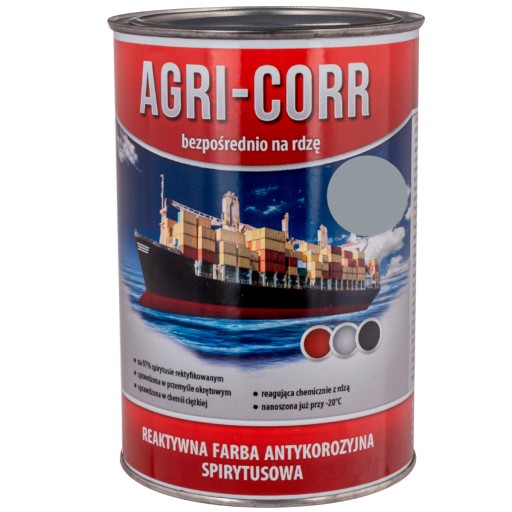 FARBA OKRĘTOWA NA RDZĘ OCYNK ALUMINIUM STAL METAL