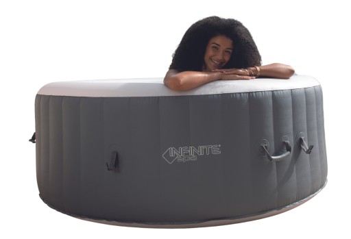 INFINITE SPA BASEN Z HYDROMASAŻEM OGRODOWY NADMUCHIWANY 1000L 6os. 208x208