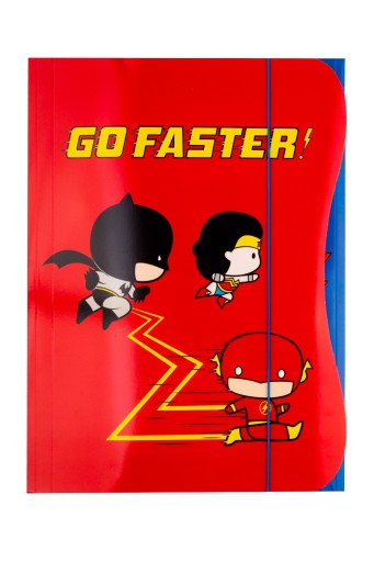 TECZKA A4 Z GUMKĄ BATMAN kids