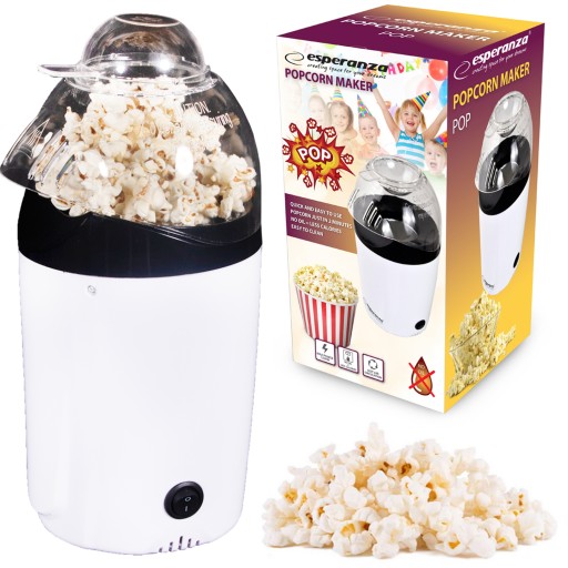 DOMOWA MASZYNKA MASZYNA DO POPCORNU BEZ TŁUSZCZU
