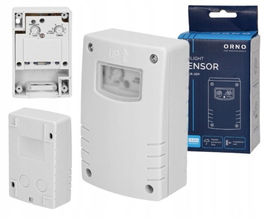Czujnik zmierzchu automat zmierzchowy IP44 1200W timer ORNO