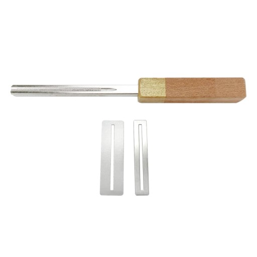 Professional file for polishing guitar frets with 2 covers