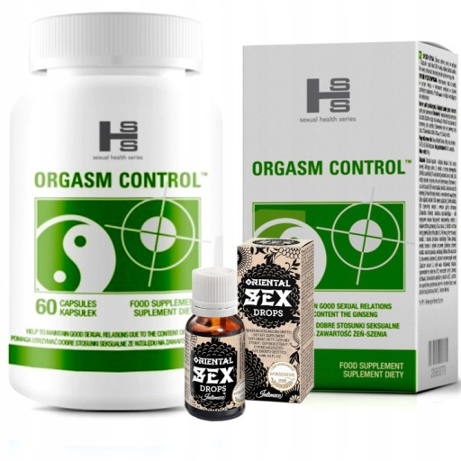 60x Orgasm Control TAB OPÓŹNIA WYTRYSK DŁUGI SEX