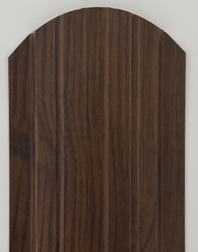 Sztacheta metalowa ogrodzeniowa Orzech matowa długie 145-200cm