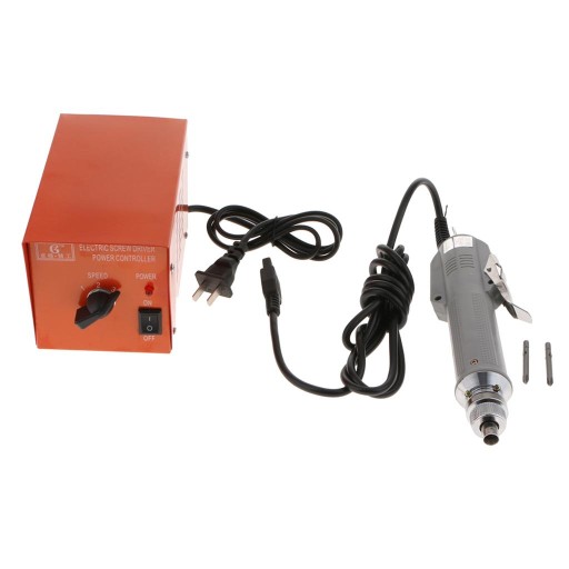Regulowany elektryczny śrubokręt AC220V z szarym