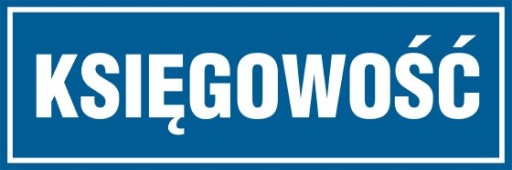 Znak tablica informacyjna tabliczka pcv Księgowość