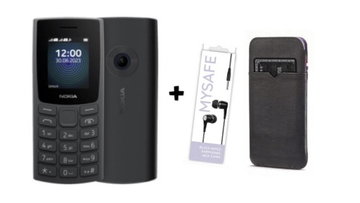 TELEFON Nokia 110 DS SZARY RADIO APARAT LATARKA / 2 KARTY SIM/