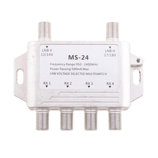 2x4 kanały LNB o wybranym napięciu