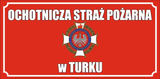 Tablica Szyld Ochotnicza Straż Pożarna OSP 1x0,5m