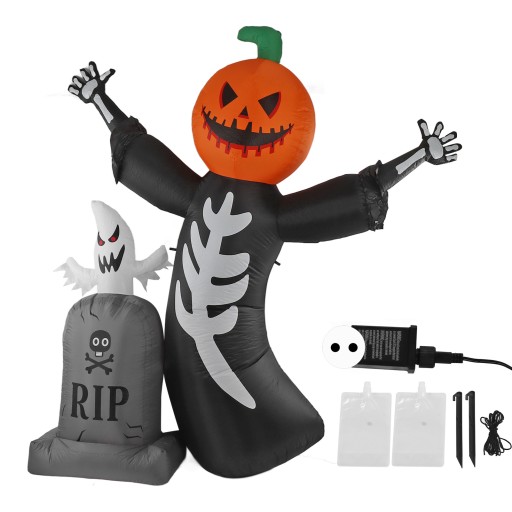 1.8M DUCH DYNIOWY DMUCHANY ŚWIECĄCY HALLOWEEN