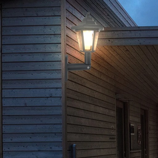 Retro Hex LED lampa słoneczna odkryty wodoodp