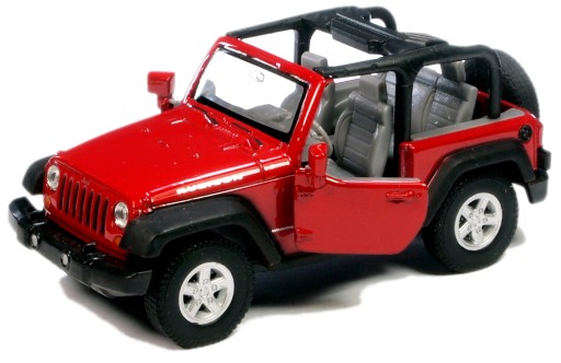 METALOWE AUTO TERENOWE JEEP WRANGLER RUBICON WELLY