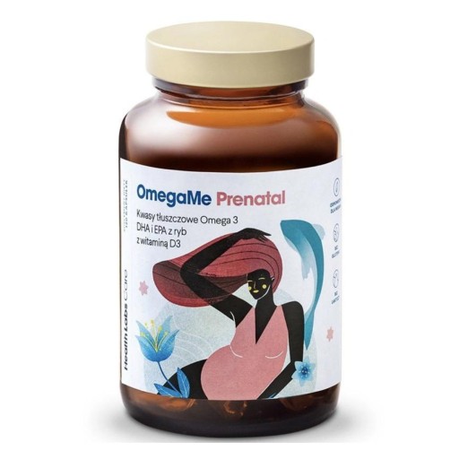 Health Labs Omega OmegaMe Prenatal 3 DHA EPA D3 Olej Rybi