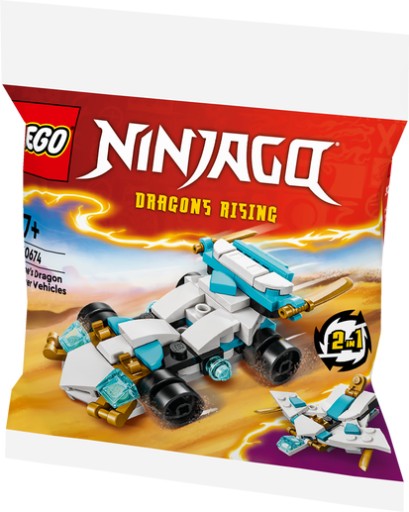 LEGO Ninjago Smocza moc Zane’a - pojazdy 30674