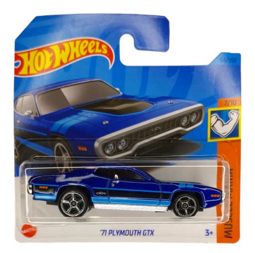 HW HOT WHEELS '71 PLYMOUTH GTX MUSCLE MANIA 2023 NOWY
