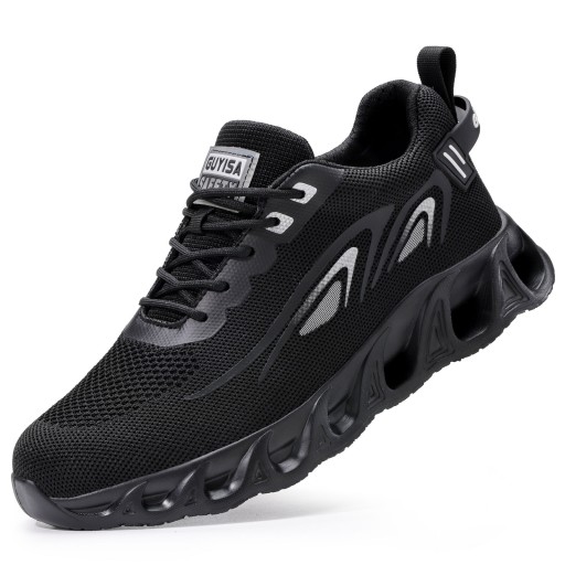Work Shoes Men Women Breathable Steel Toe Safety Shoes Outdoor Sports