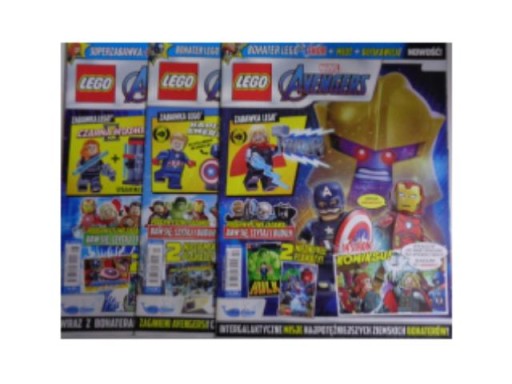Lego Marvel Avengers nr 2,3,6 z 2021 roku