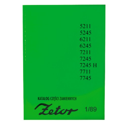 Katalog ciągnik Zetor 5211 - 7745 AGTECH