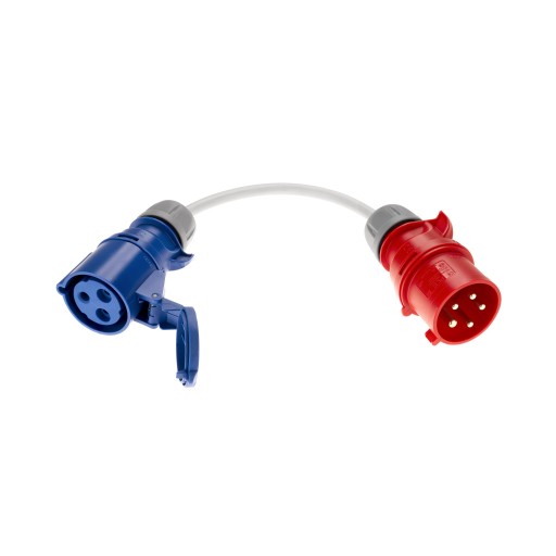 Tesla adapter przejściówka 3P 32A na 5P 32A 3M