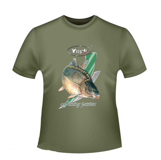 STYLOWA KOSZULKA T-SHIRT Z RYBĄ - KARP