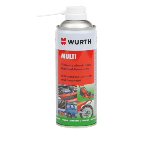 WURTH MULTI PŁYNNY SMAR WIELOFUNKCYJNY OLEJ ODRDZEWIACZ SPRAY 400ML