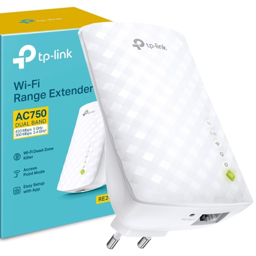 Wzmacniacz WIFI sygnału sieci TP-Link sieć MESH